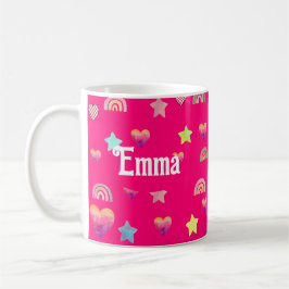 Magic pink candy world kaffeetasse