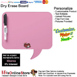 Magic Pink Dry Erase Board mit Pen Holder