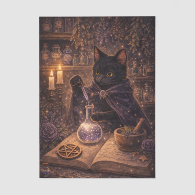 Magic Potion Kitty  Seidenpapier (Vorderseite)