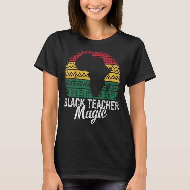 Magic Pride History Month Hbcu Educa T-Shirt (Vorderseite)