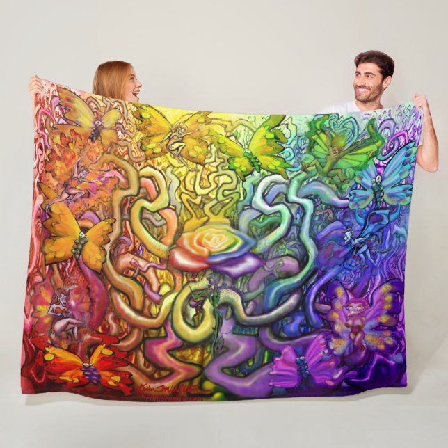 Magic Rainbow Fleece Blanket (Beispiel)