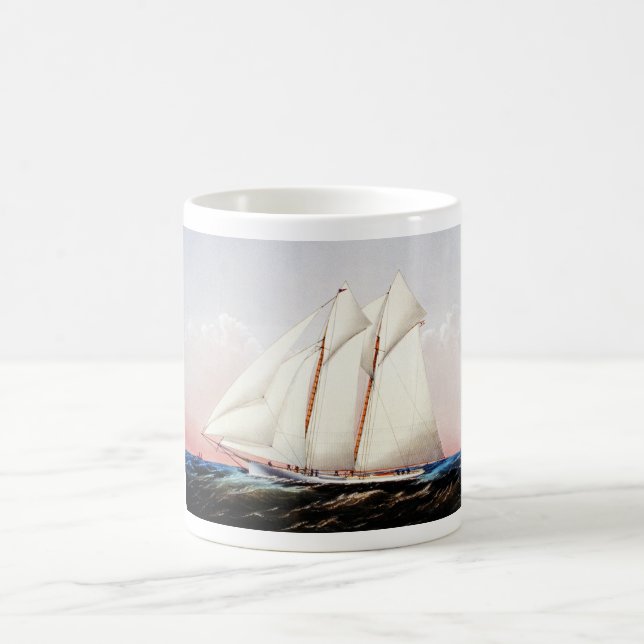 Magic, Schoner Yacht Kaffeetasse (Mittel)