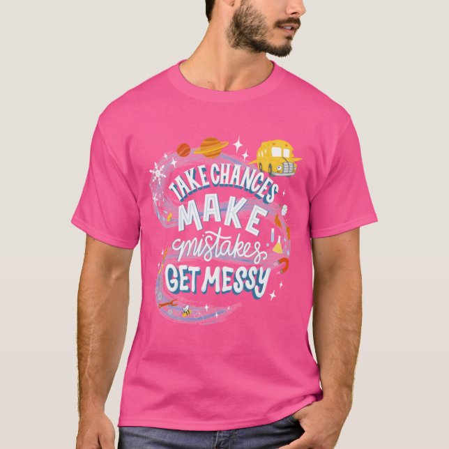 Magic Schoolbus Frizzle Quote vintage T-Shirt (Vorderseite)