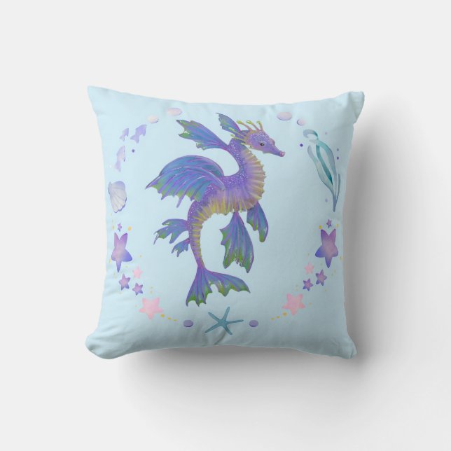 Magic Seepferd Pillow Kissen (Vorderseite)