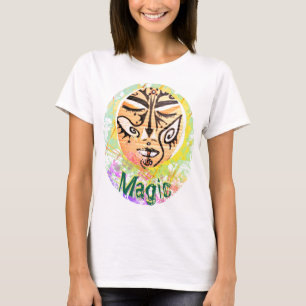 Magic Shaman Face Magier Verzauberer Art T - Shirt