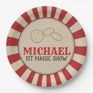 Magic Show Circus Geburtstagsparty Paper Plate Pappteller