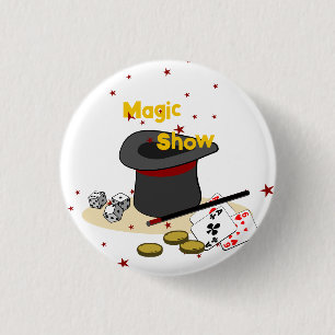 Magic Show Kindergeburtstag Party Celebration Button