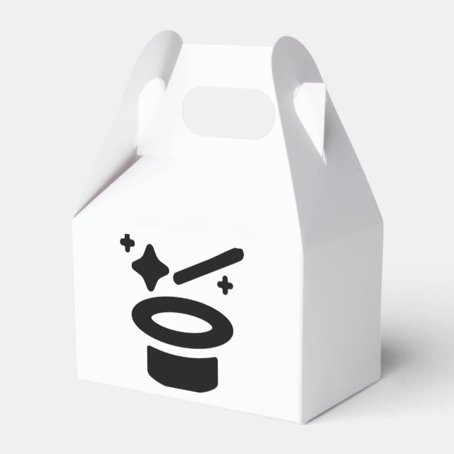 Magic Show Paper Favor Box Geschenkschachtel (Rückseite)