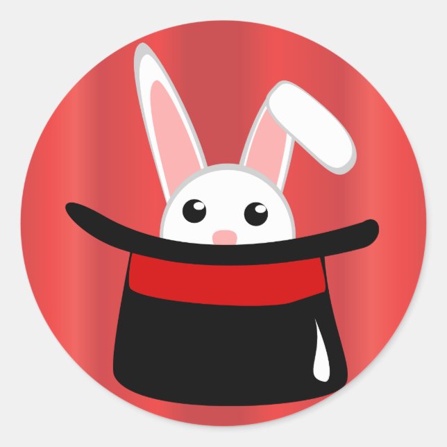 Magic Show Runder Aufkleber (Vorderseite)