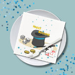 Magic Show Stary Blue Happy Birthday Kids Party Serviette<br><div class="desc">Magic Show Stary Blue Happy Birthday Kids Party Napkins 🖹 Fügen Sie Ihren Text 🎨 Farbe eines Elements ein 📧 benötigen eine Anpassung des Designs Hilfe Kontakt info@kbmd3signs.com 🌐 Besuch für Tipps und Ideen zu Farbe,  Kunst und Dekoration,  www.KBMD3signs.com</div>