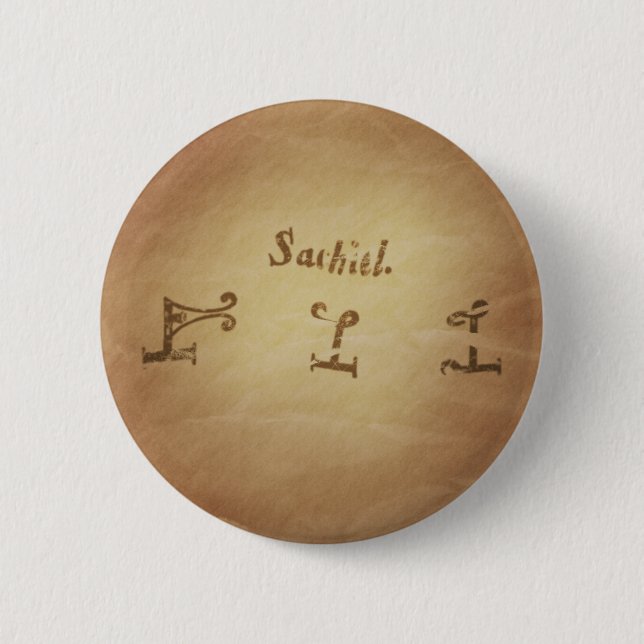 Magic Siegel Angel Sachiel Schutzzauber Charms Button (Vorderseite)