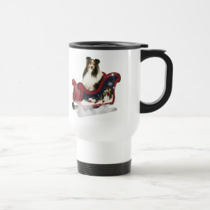 Magic Sleigh Sheltie Reisebecher
