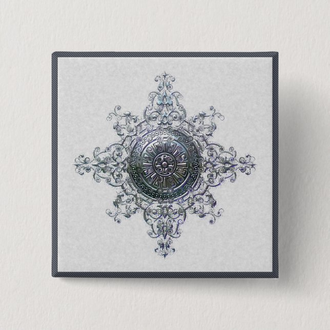 Magic Snowflake Button (Vorderseite)