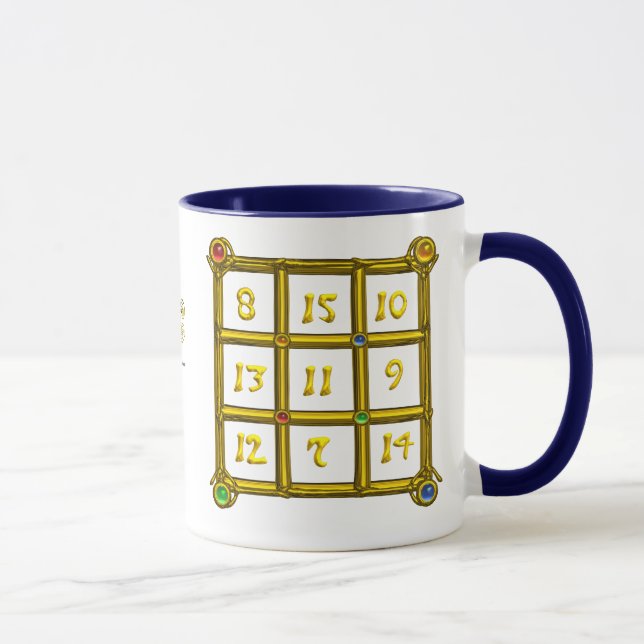 MAGIC SQUARE 33 / BLAUE TALISMAN TASSE (Rechts)