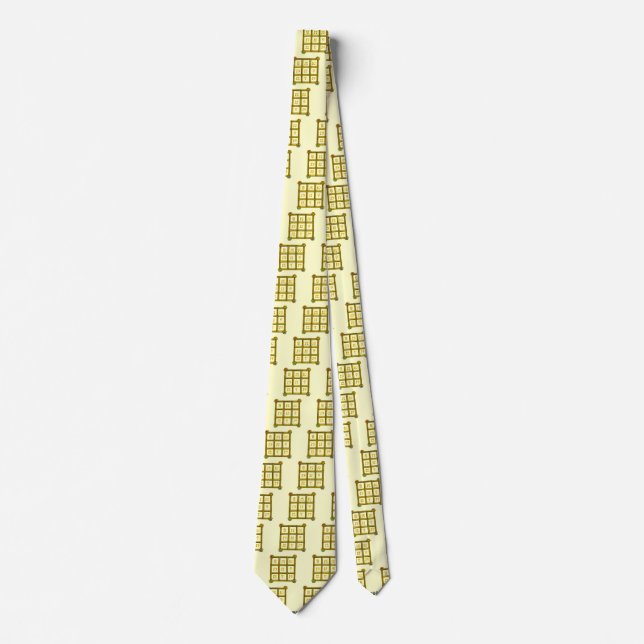 MAGIC SQUARE 33, Creme Krawatte (Vorderseite)