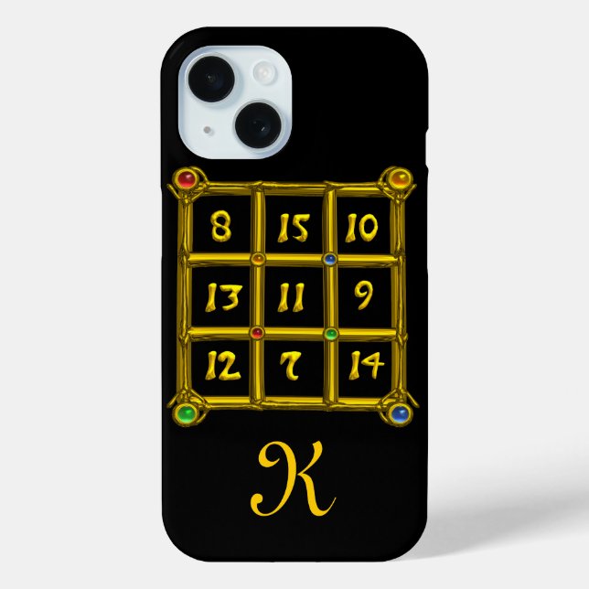 MAGIC SQUARE 33 MONOGRAMM Black Case-Mate iPhone Hülle (Rückseite)