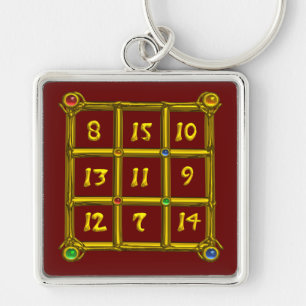 MAGIC SQUARE 33 , rot Schlüsselanhänger