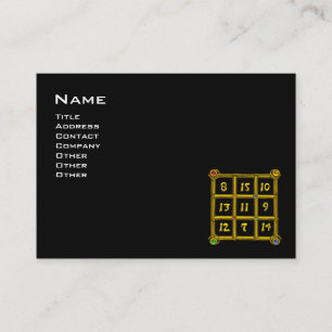 MAGIC SQUARE 33 , schwarz Visitenkarte