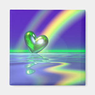 Magic St. Patrick's Day Herz Magnet