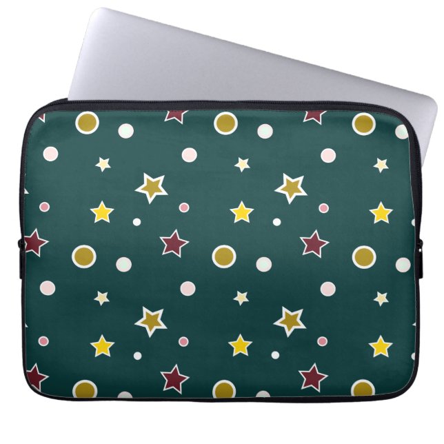 Magic Stars Laptopschutzhülle (Vorderseite)