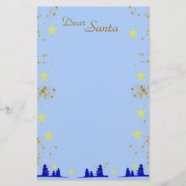 Magic Stars Stationery Briefpapier (Vorderseite)