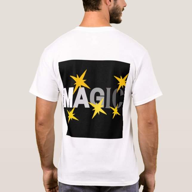 Magic Stars White T - Shirt | Z DESIGNS (Rückseite)
