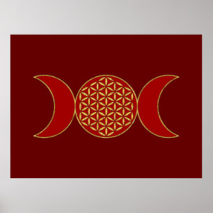 Magic Triple Moon - Spirit Blume des Lebens 1 Stun Poster