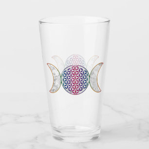 Magic Triple Moon - Spirit Blume des Lebens 2 Glas