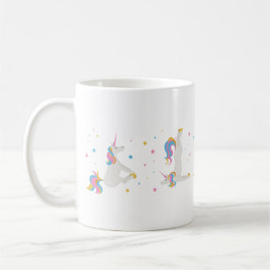 Magic Unicorn macht Yoga Kaffeetasse