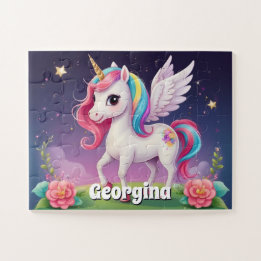 Magic Unicorn Personalisiert Puzzle