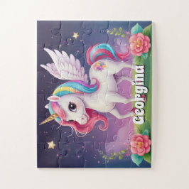 Magic Unicorn Personalisiert Puzzle