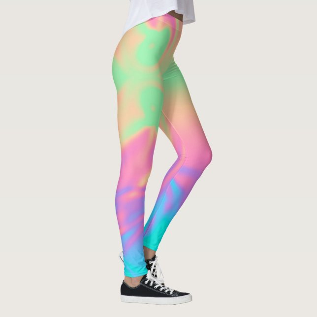 Magic Unicorn Pink Blue Leggings (Rechts)