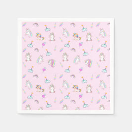 Magic Unicorn Regenbogengradienten 1. Party Serviette