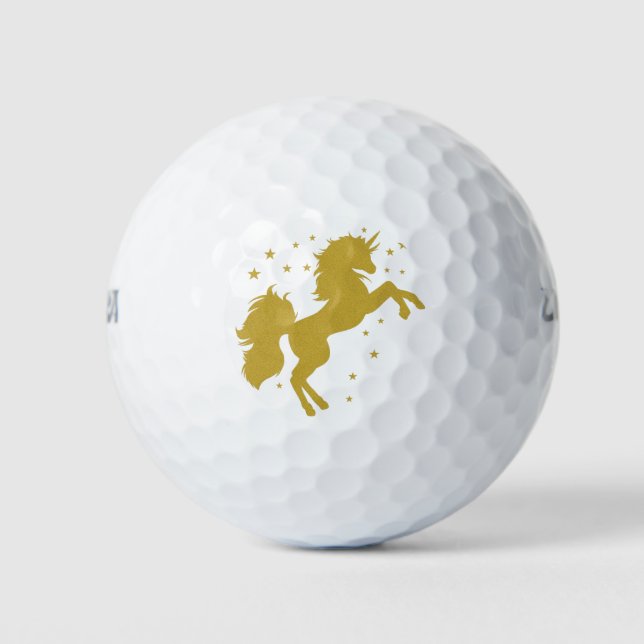 Magic Unicorn Star Golfball (Vorderseite)