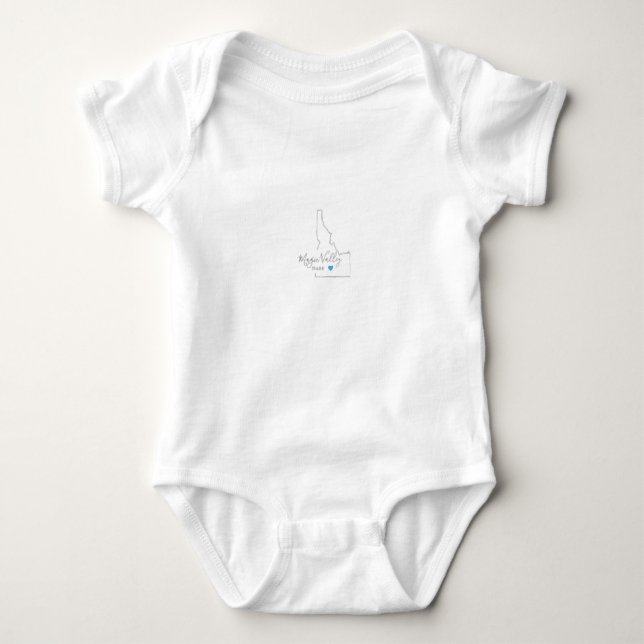 Magic Valley Idaho Baby Onesy Strampler (Vorderseite)