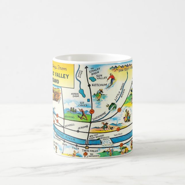 Magic Valley Idaho Grußbecher Kaffeetasse (Mittel)