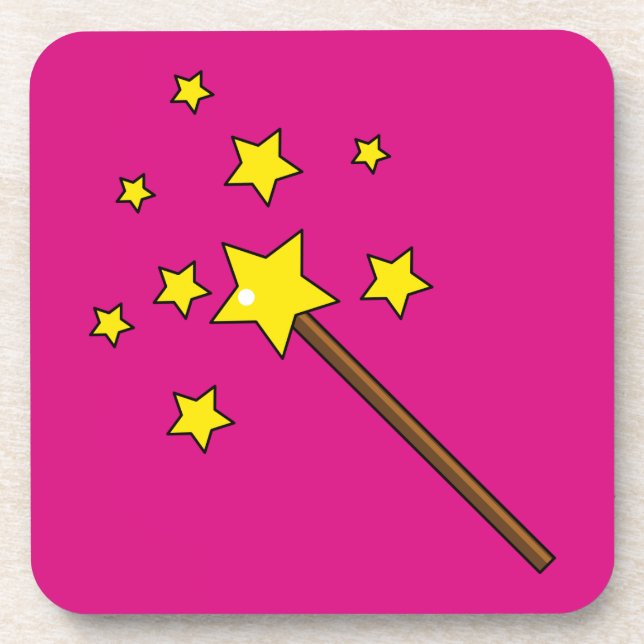 Magic Wand Getränkeuntersetzer (Vorderseite)
