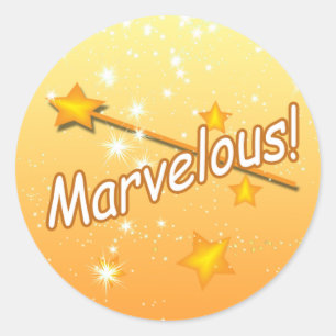 Magic Wand Marvelous Stars Teacher Award Stickers