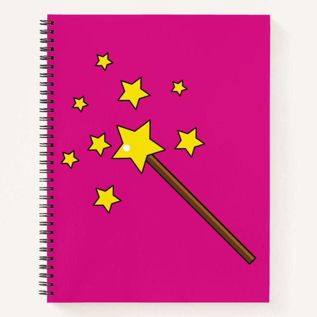 Magic Wand Notizbuch (Vorderseite)