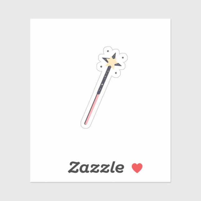 Magic Wand Star Aufkleber (Blatt)