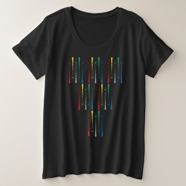 Magic Wands Plus Size Women's T - Shirt (Design vorne)