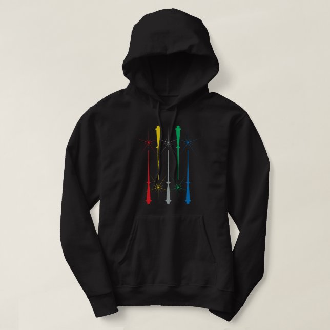 Magic Wands Unisex Pullover Hoodie (Design vorne)