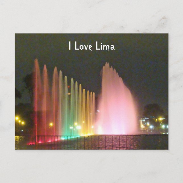 Magic Water Fossilien Circuito del Magico del Agua Postkarte (Vorderseite)