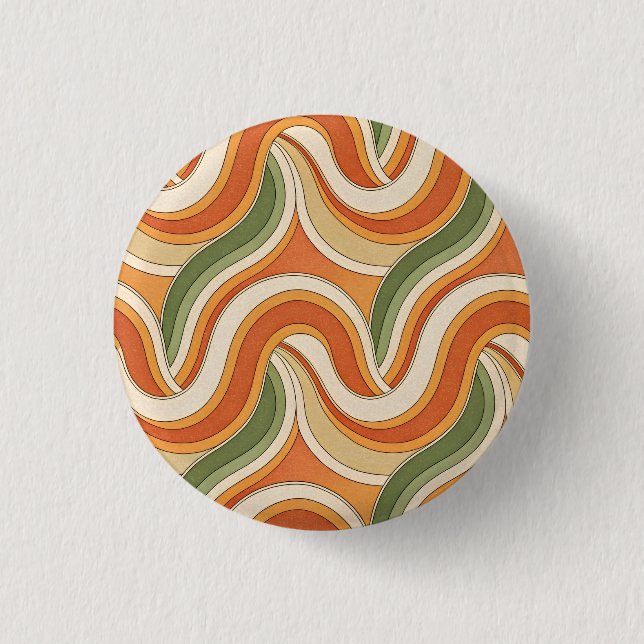 Magic Waves Muster Button (Vorderseite)