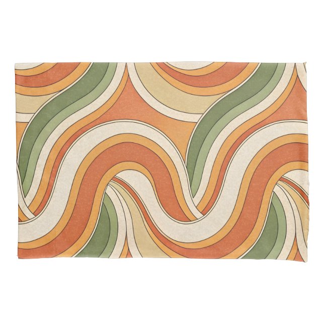 Magic Waves Muster Kissenbezug (Vorderseite)