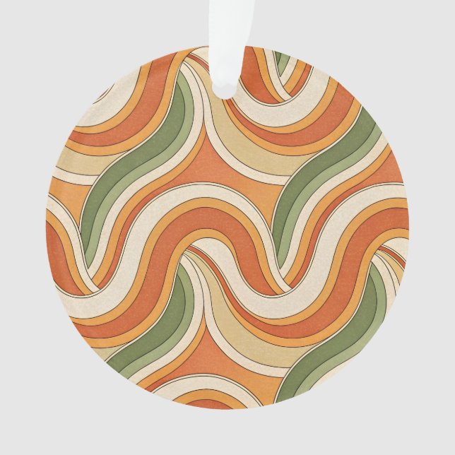 Magic Waves Muster Ornament (Vorderseite)