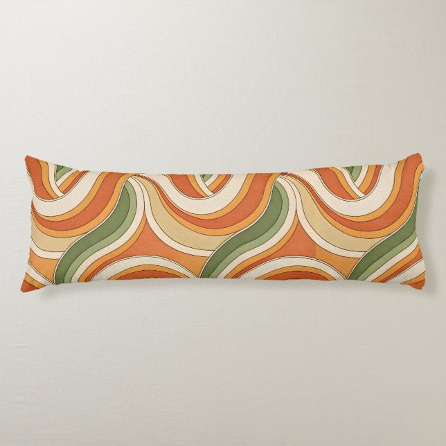 Magic Waves Muster Seitenschläferkissen (Vorderseite)