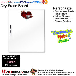 Magic White Dry Erase Board mit Pen Holder