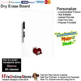 Magic White Dry Erase Board mit Pen Holder