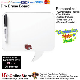 Magic White Dry Erase Board mit Pen Holder